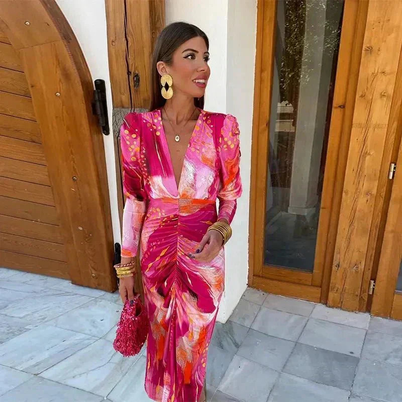 Women's Wrap Maxi Dress
