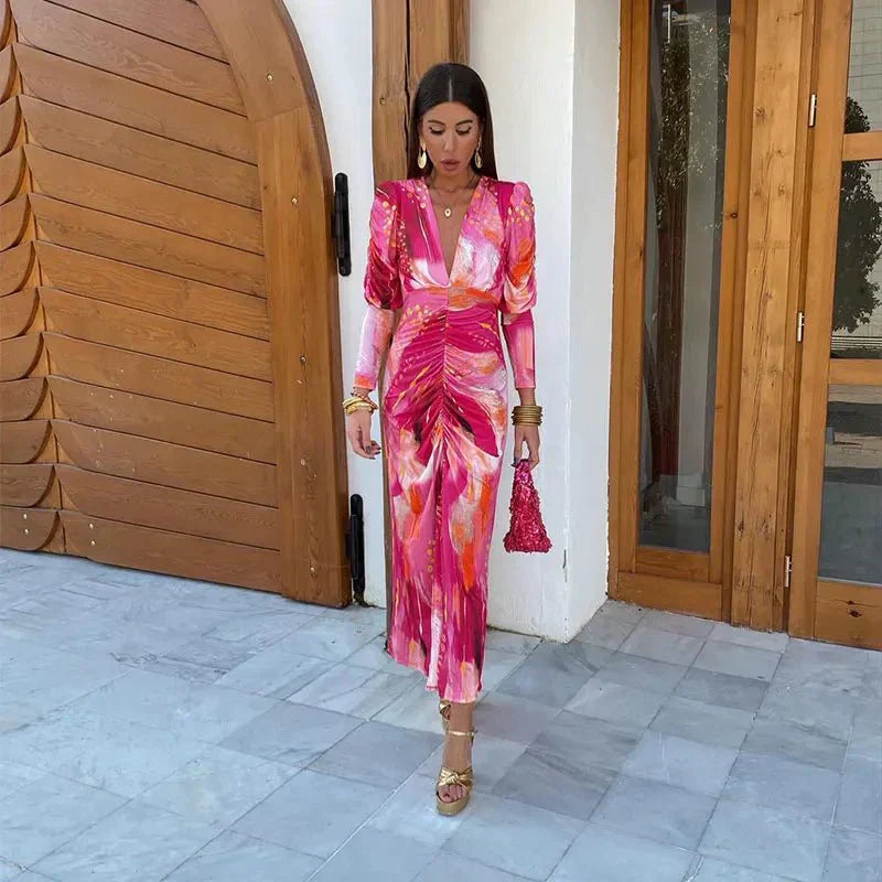 Women's Wrap Maxi Dress