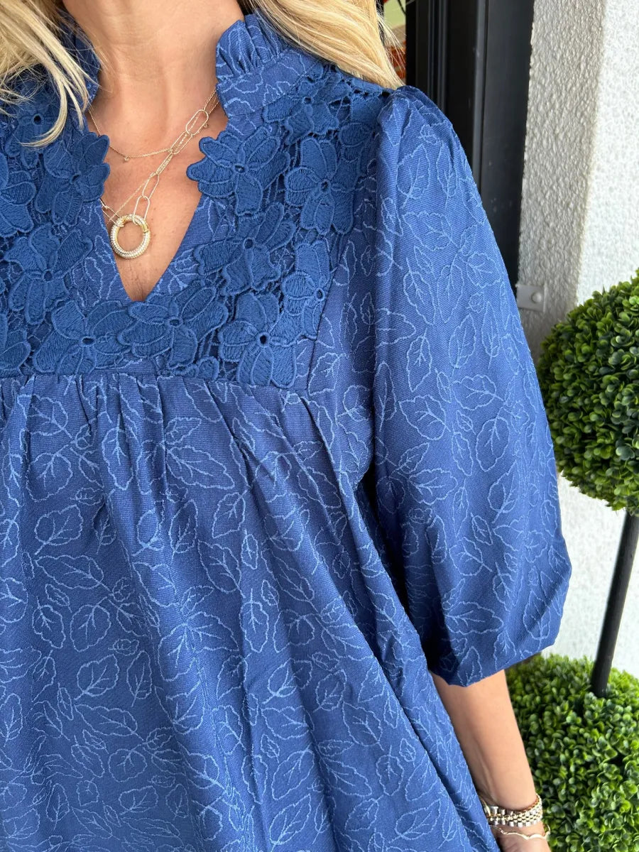 Women's V Neck Mini Dress