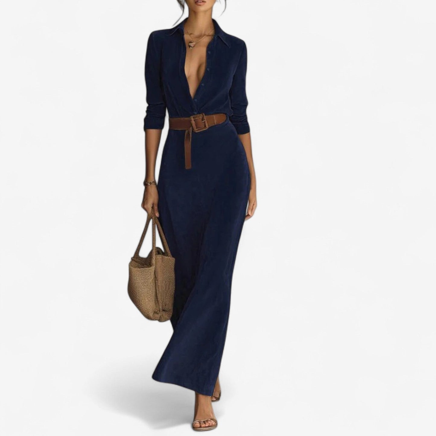 Women's Maxi Dress – Blue