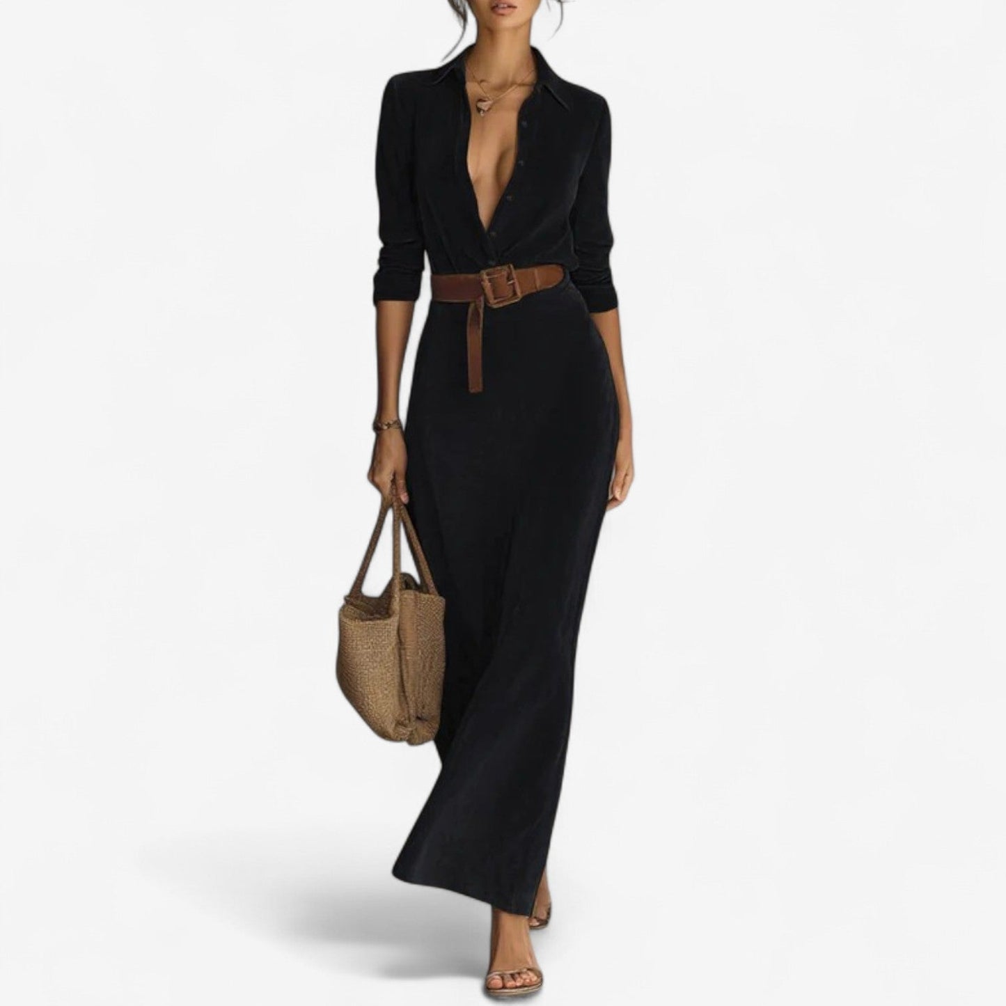 Women's Maxi Dress – Black