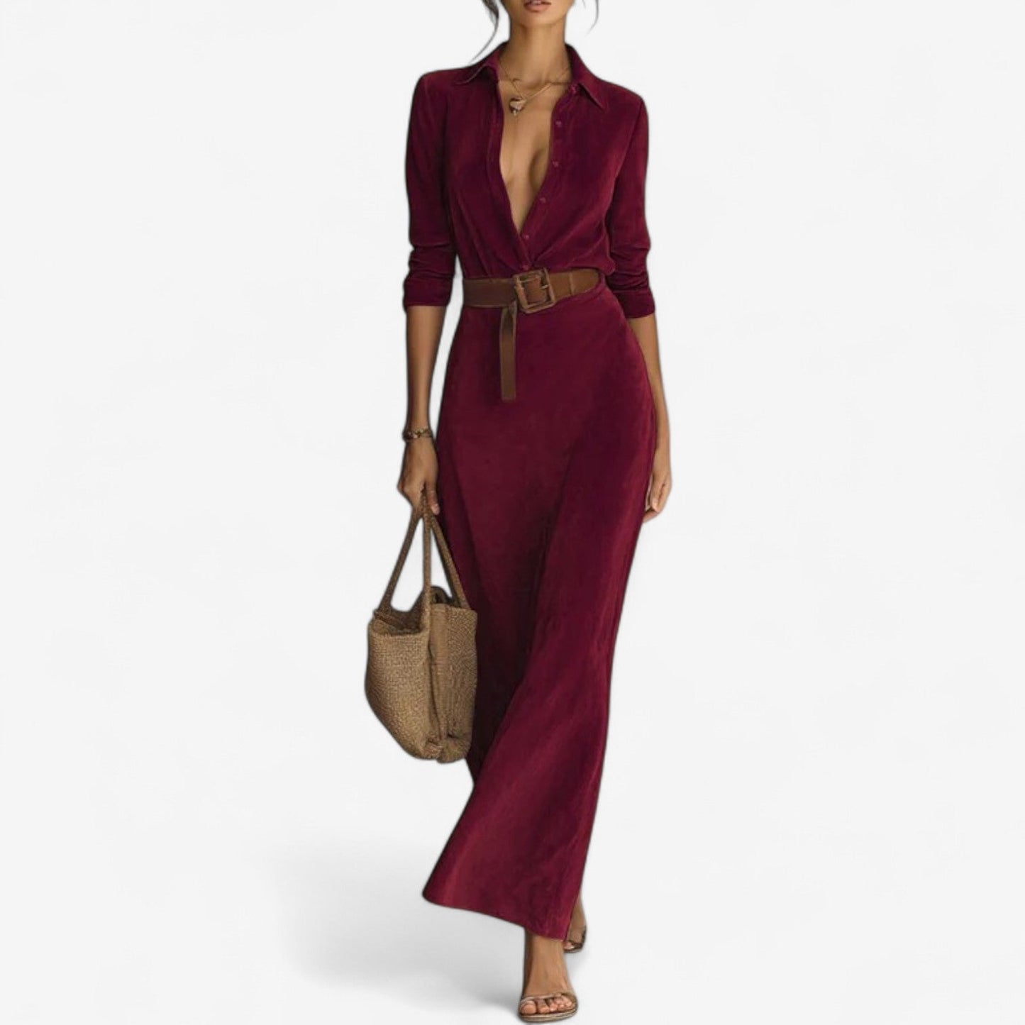 Women's Maxi Dress – Red