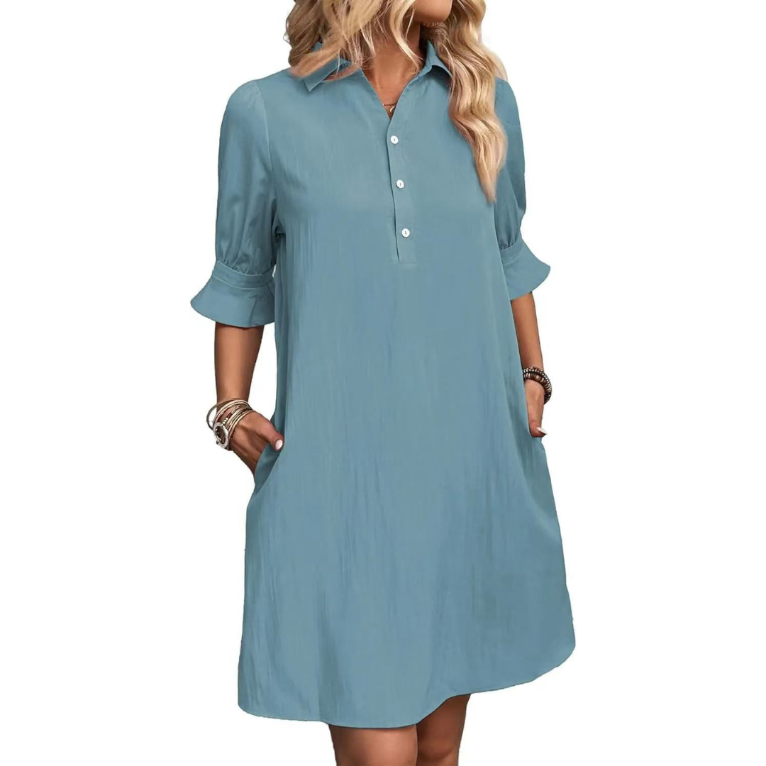 Women's Mini Dress – Light Blue
