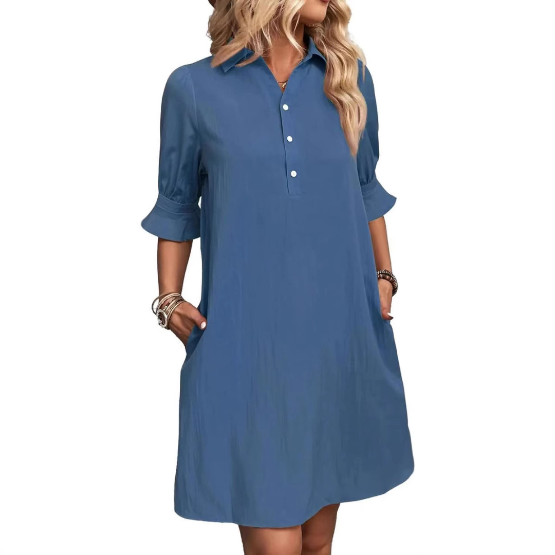 Women's Mini Dress – Blue