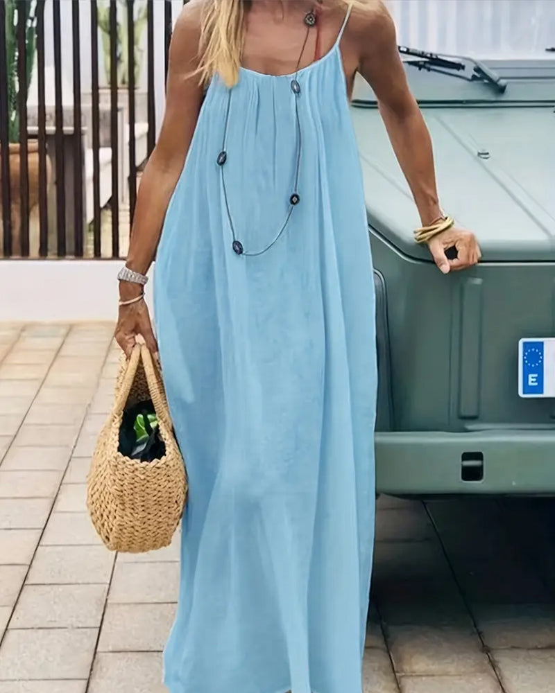 Women's Maxi Dress – Blue