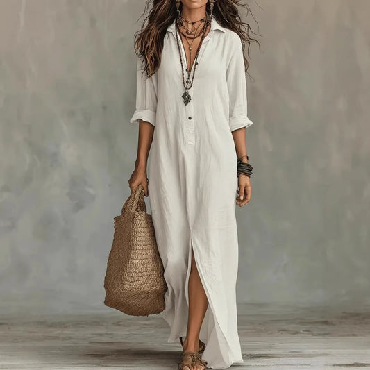 Women's Maxi Dress – White