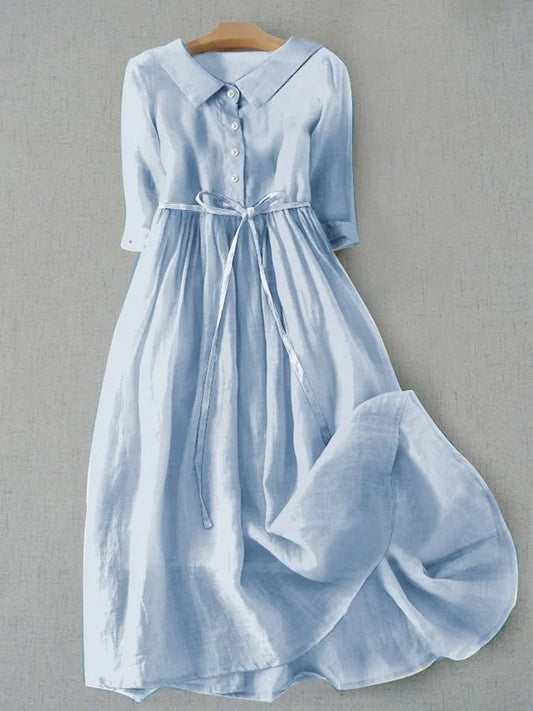 Women's Midi Dress – Blue