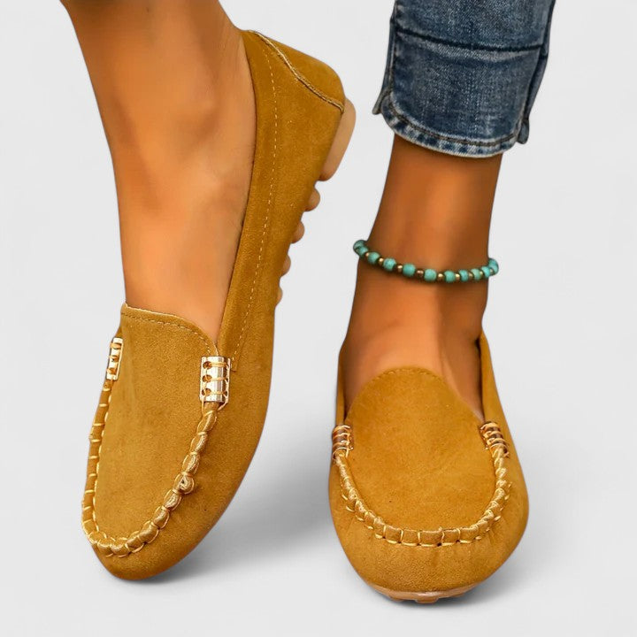 Women's Slip On Loafers – Yellow