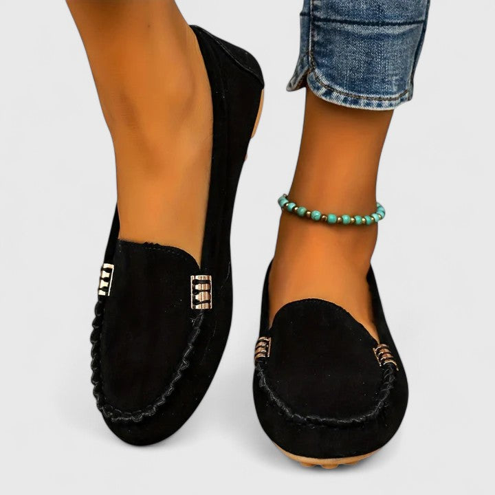 Women's Slip On Loafers – Black