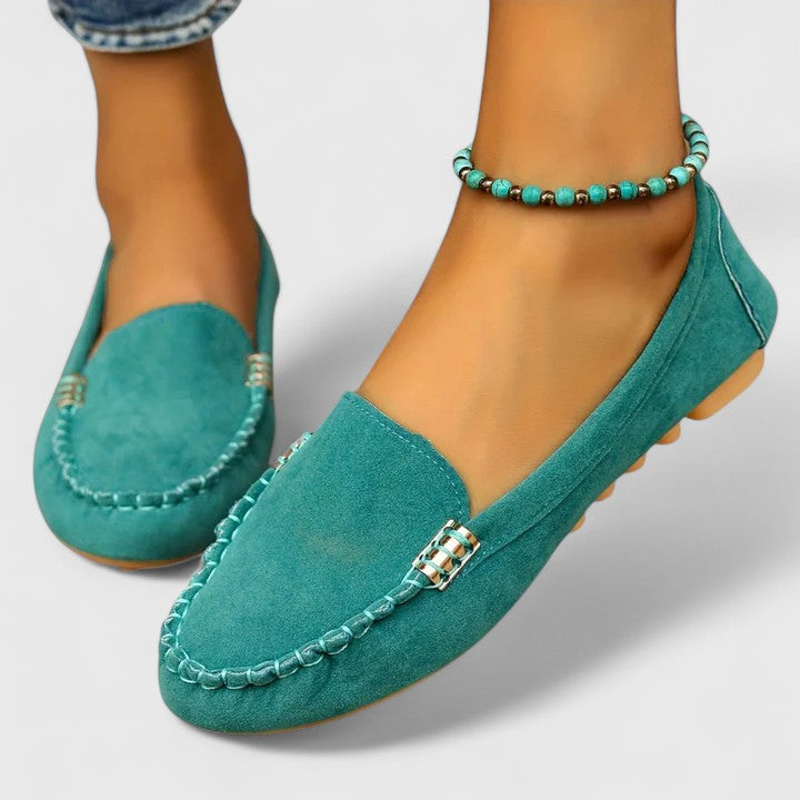 Women's Slip On Loafers – Turquoise