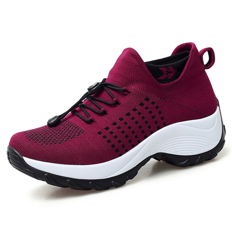 Women's Sneakers – Red