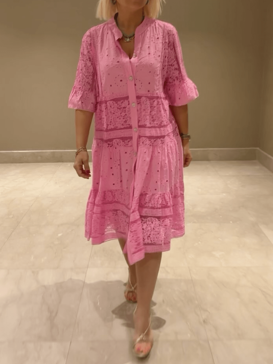 Women's Midi Dress – Pink