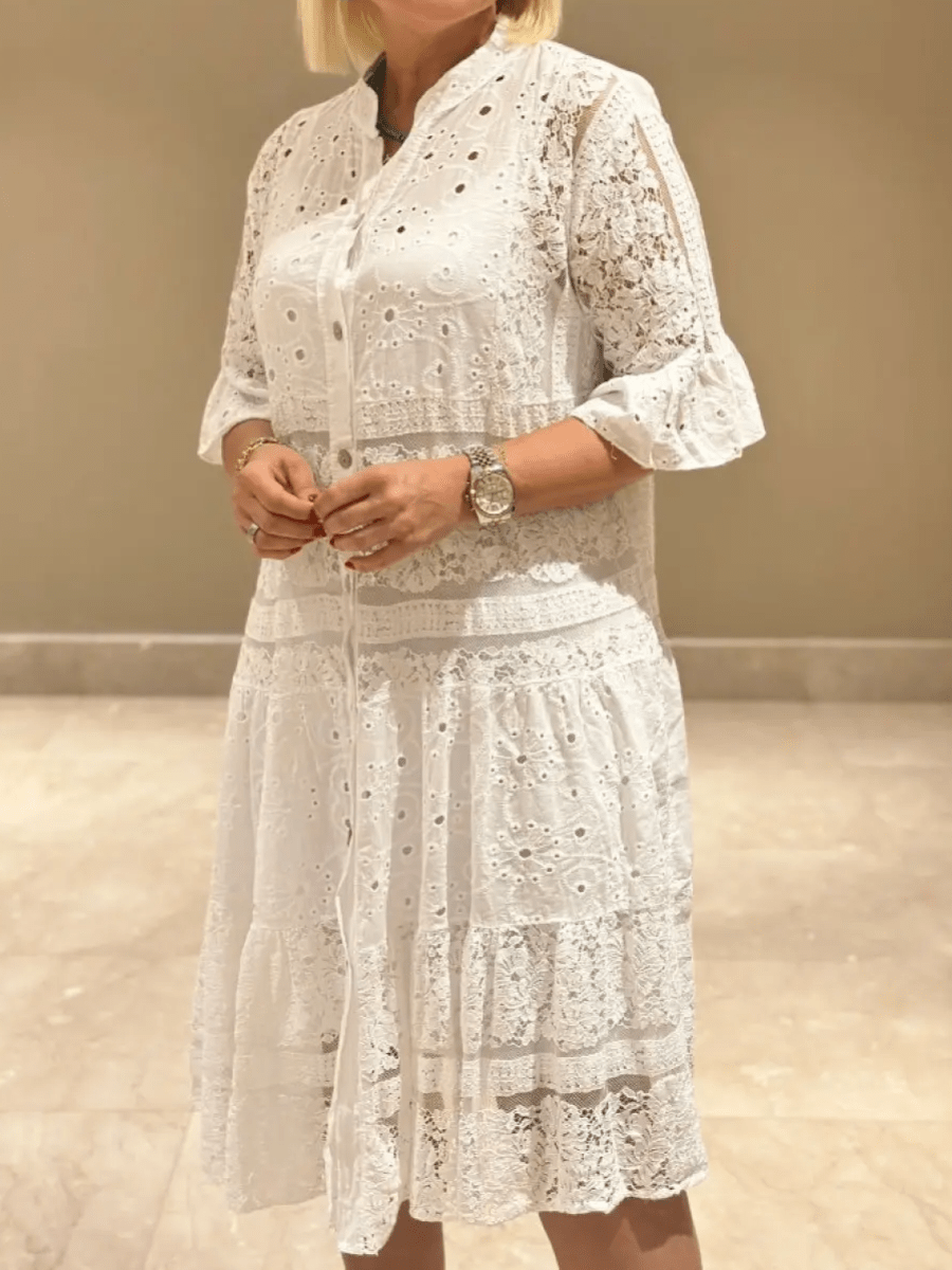Women's Midi Dress – White