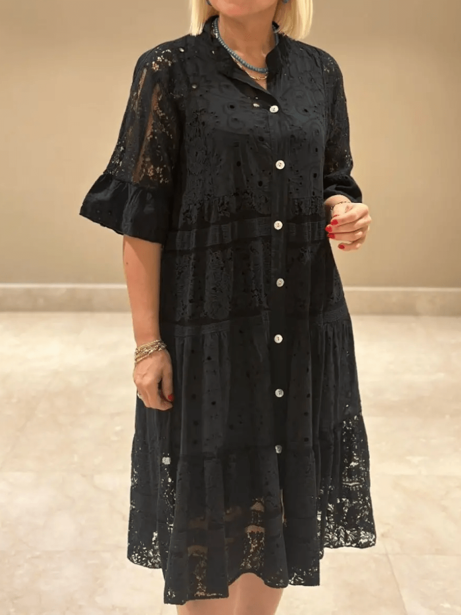 Women's Midi Dress – Black