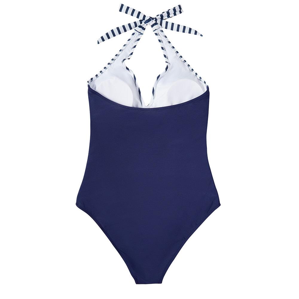 Women's Halter One Piece Swimsuit