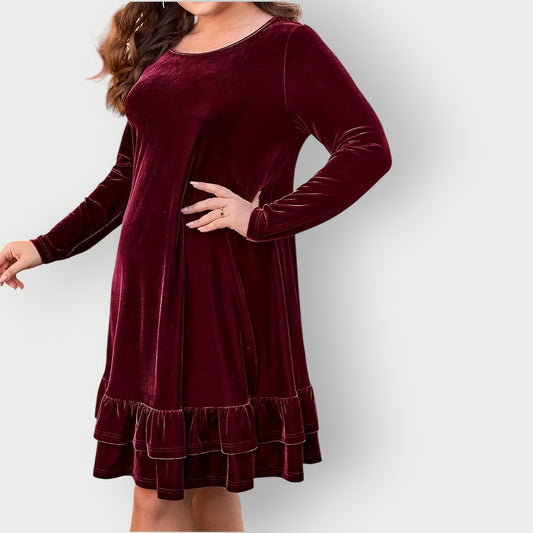 Women's Midi Dress – Red
