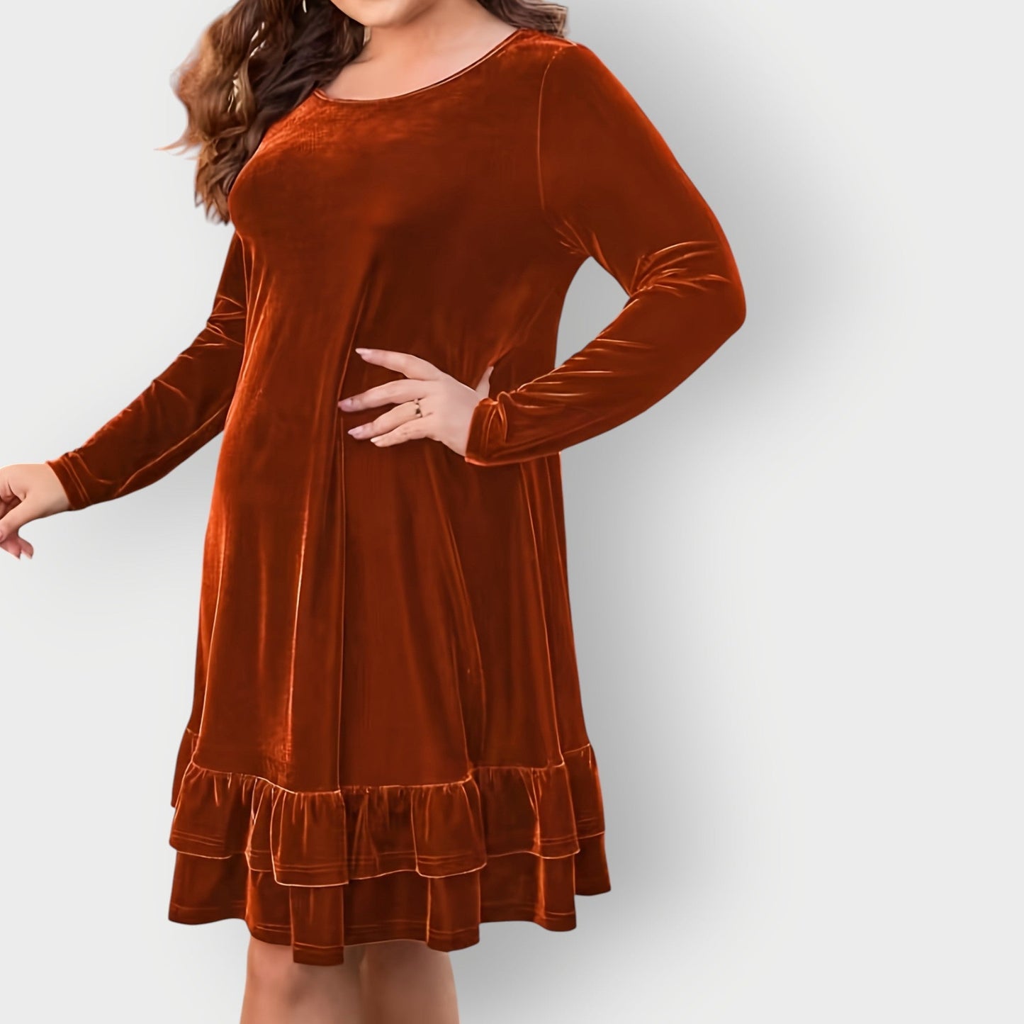 Women's Midi Dress – Bronze