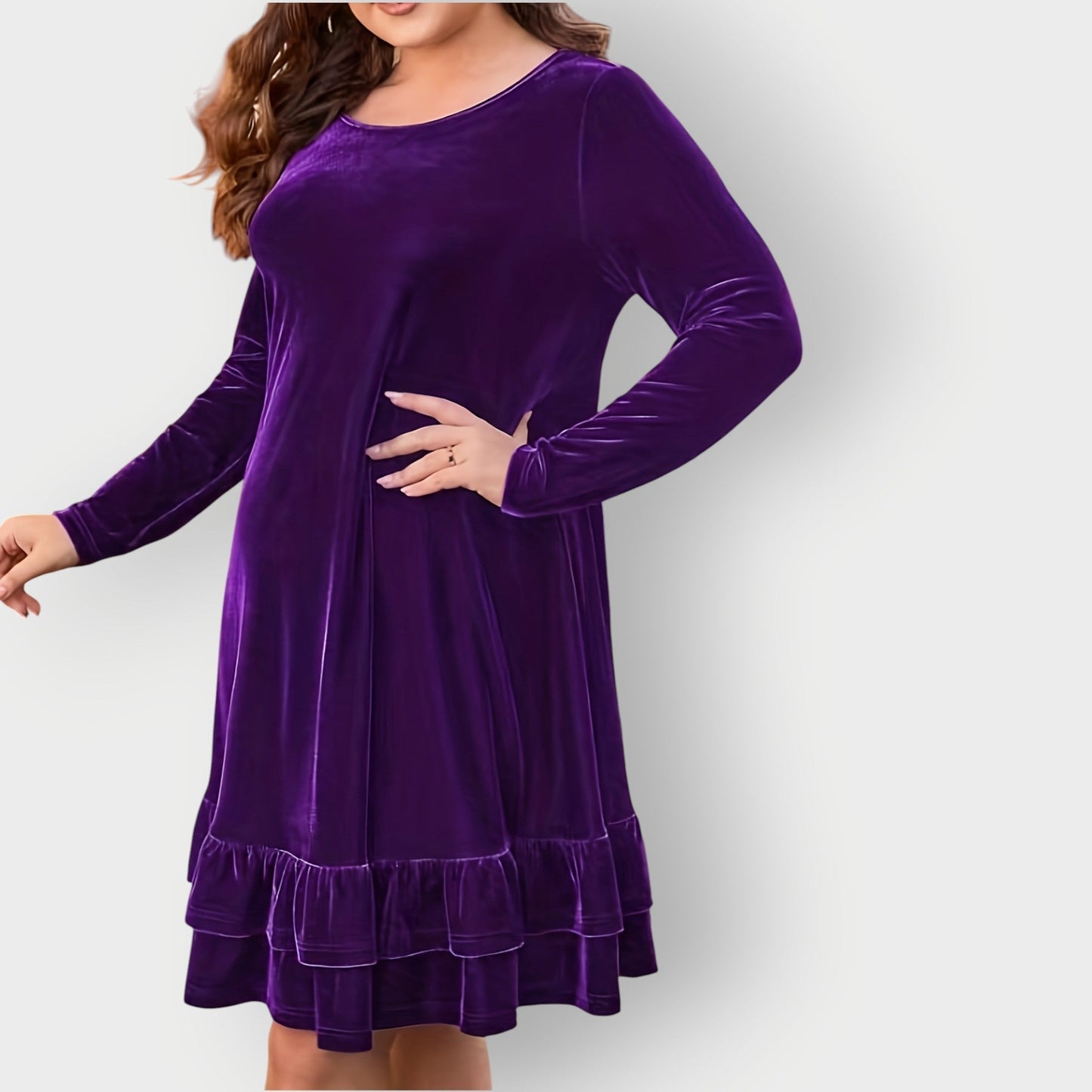Women's Midi Dress – Violet