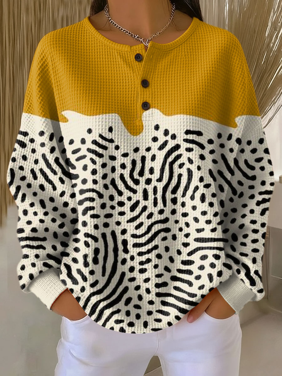 Women's Long Sleeve Sweater – Multicoloured