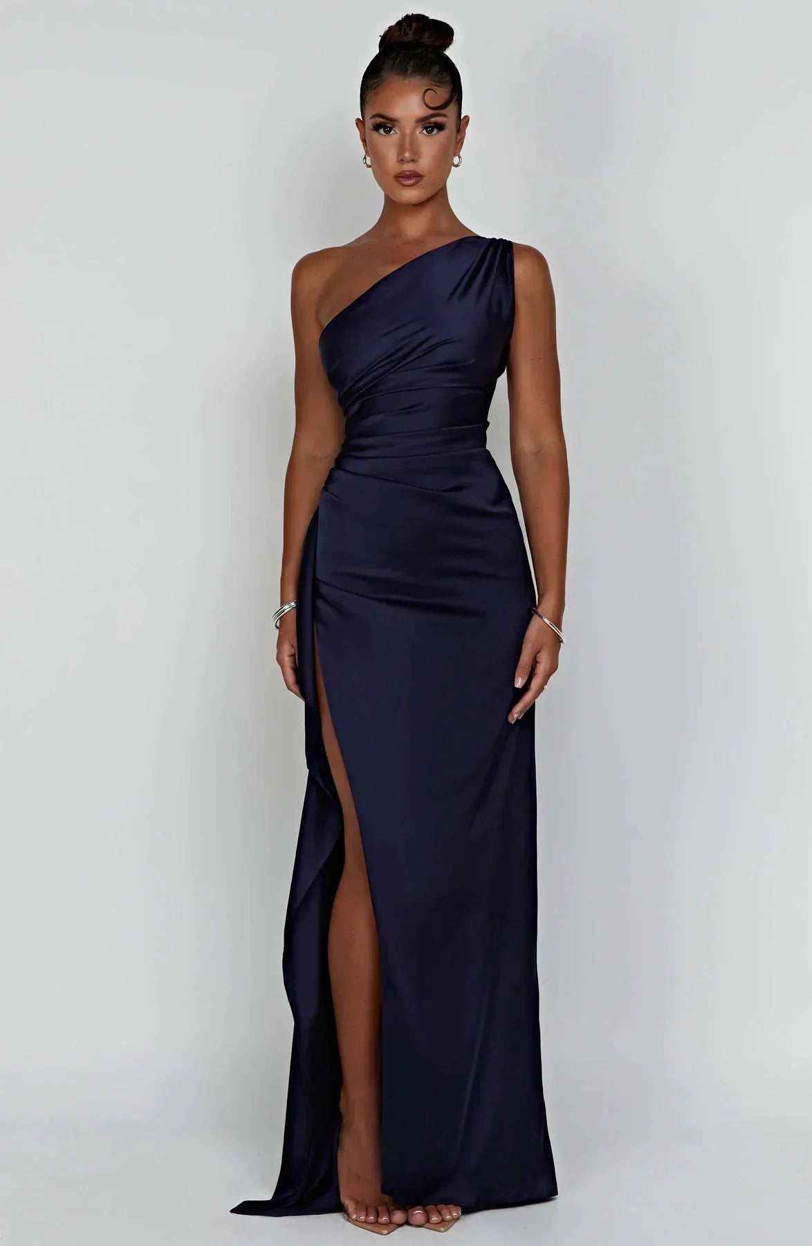 Women's One Shoulder Maxi Dress