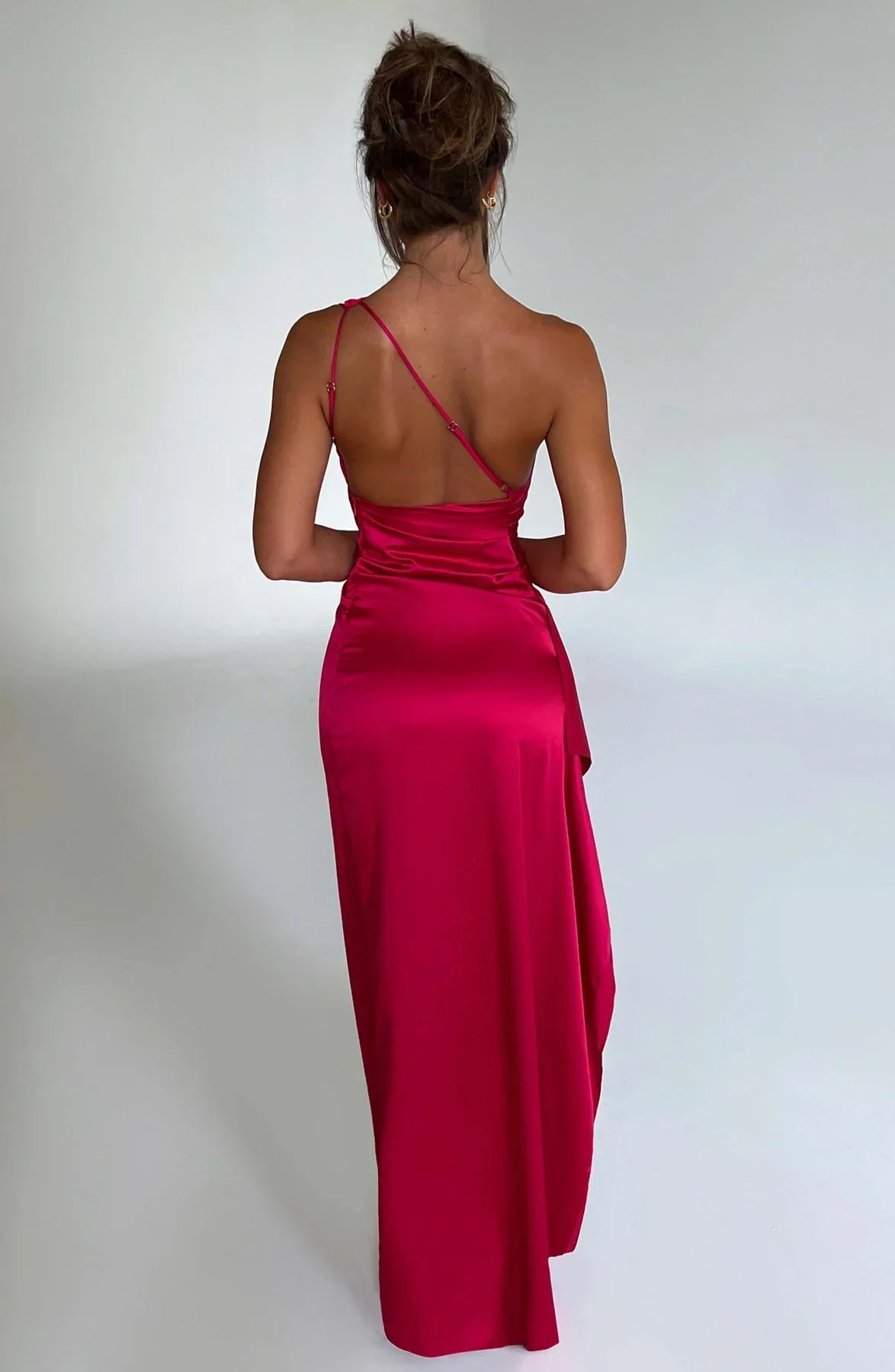 Women's One Shoulder Maxi Dress