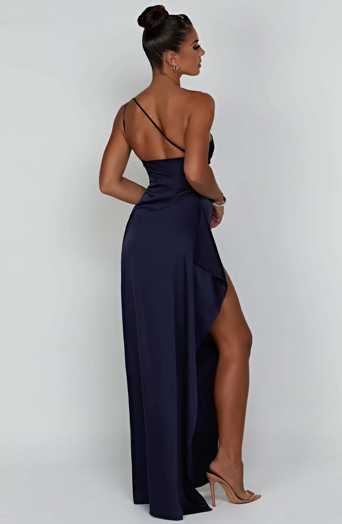 Women's One Shoulder Maxi Dress