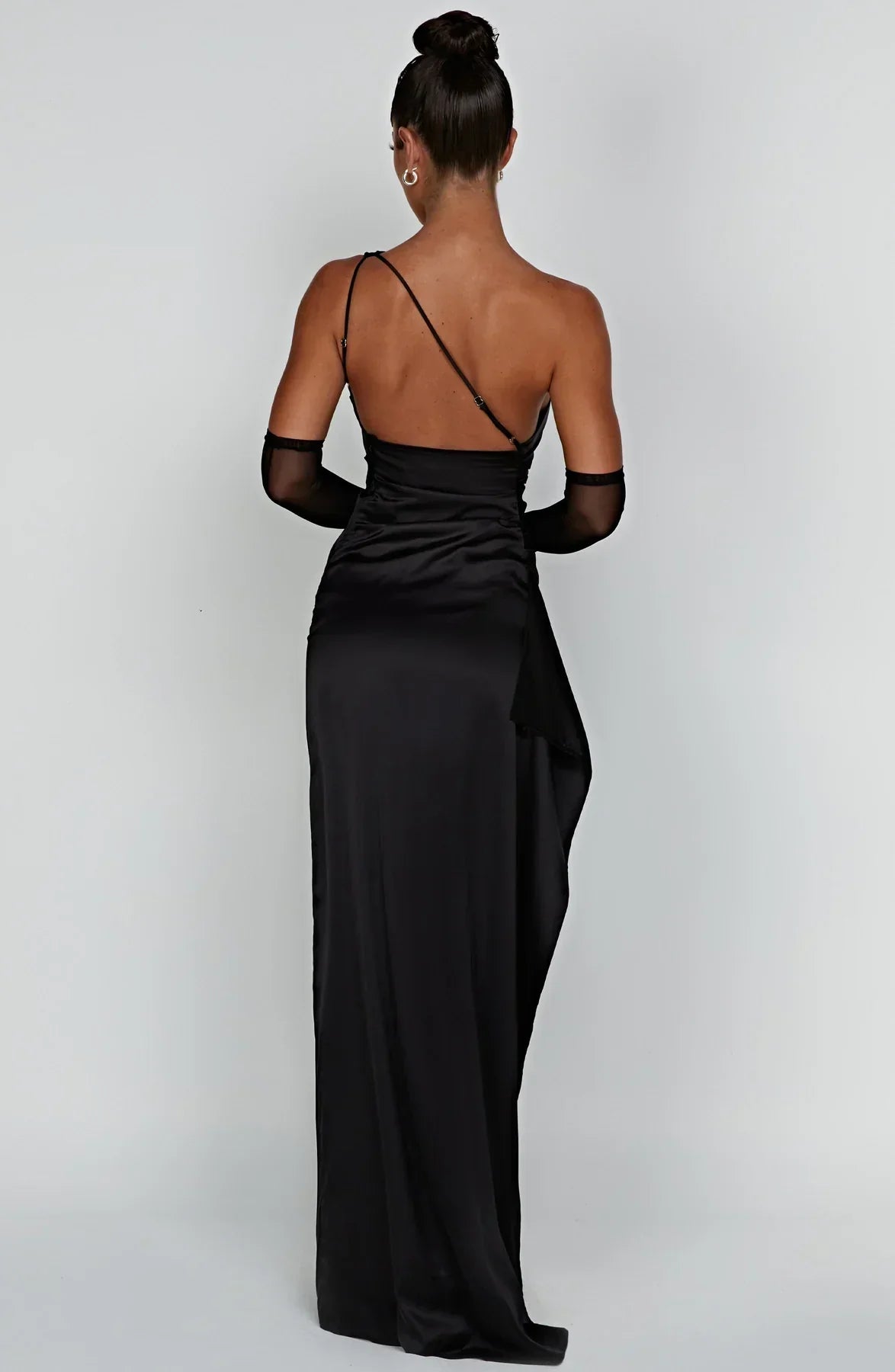 Women's One Shoulder Maxi Dress