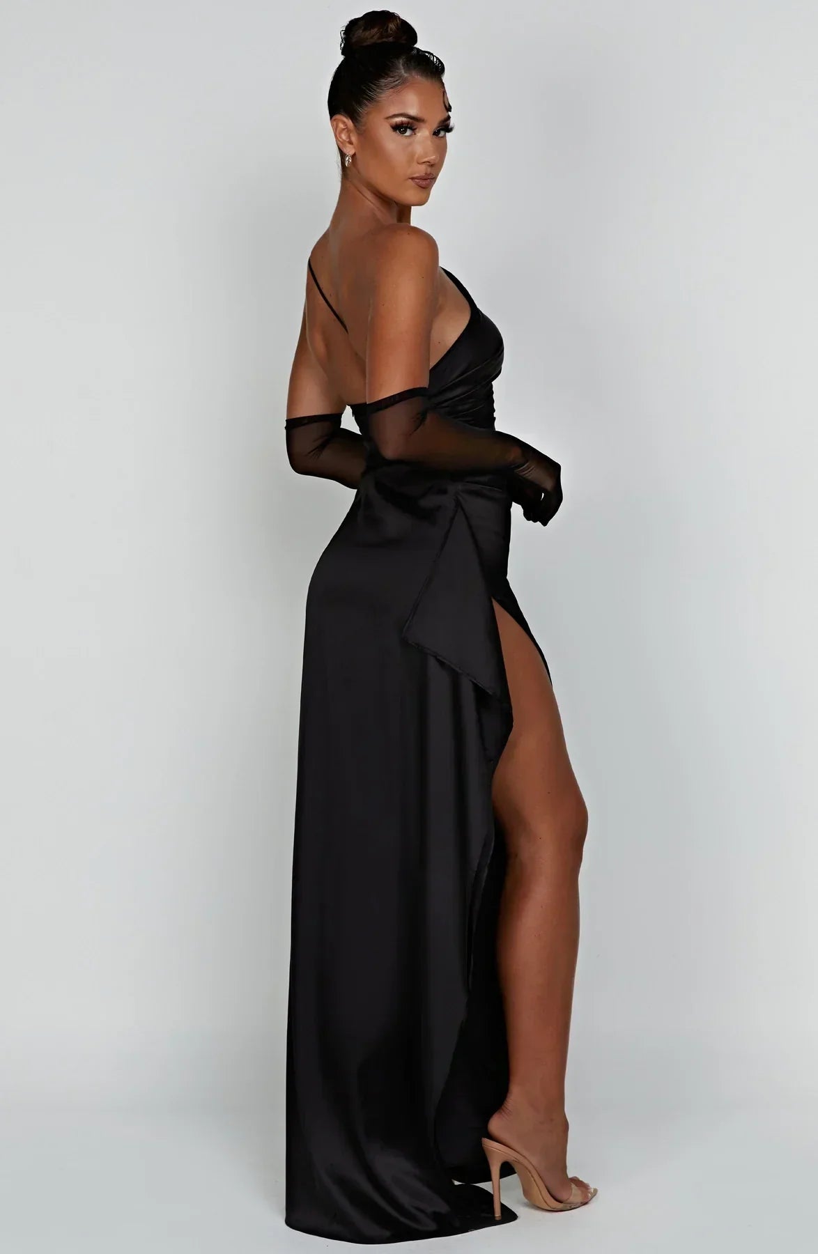 Women's One Shoulder Maxi Dress