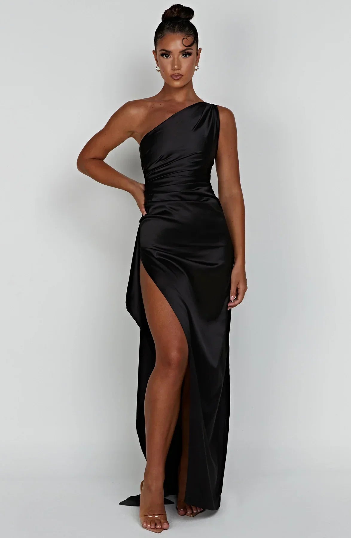 Women's One Shoulder Maxi Dress