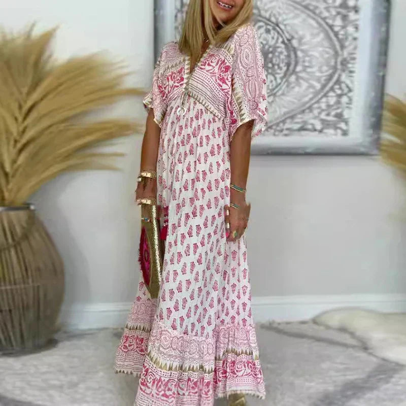 Women's Maxi Dress – Pink