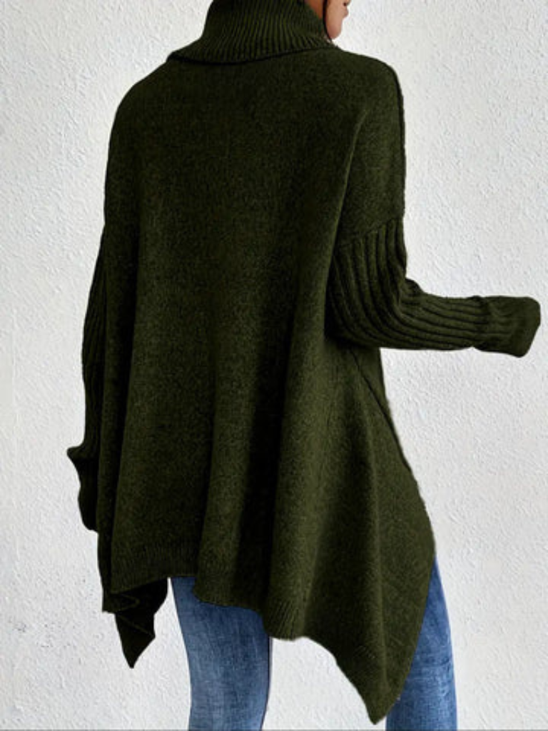 Women's Turtleneck Long Sleeve Sweater