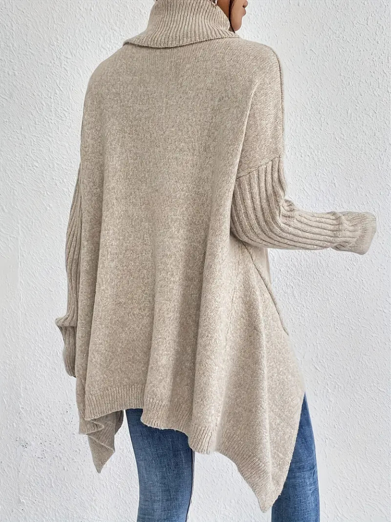 Women's Turtleneck Long Sleeve Sweater