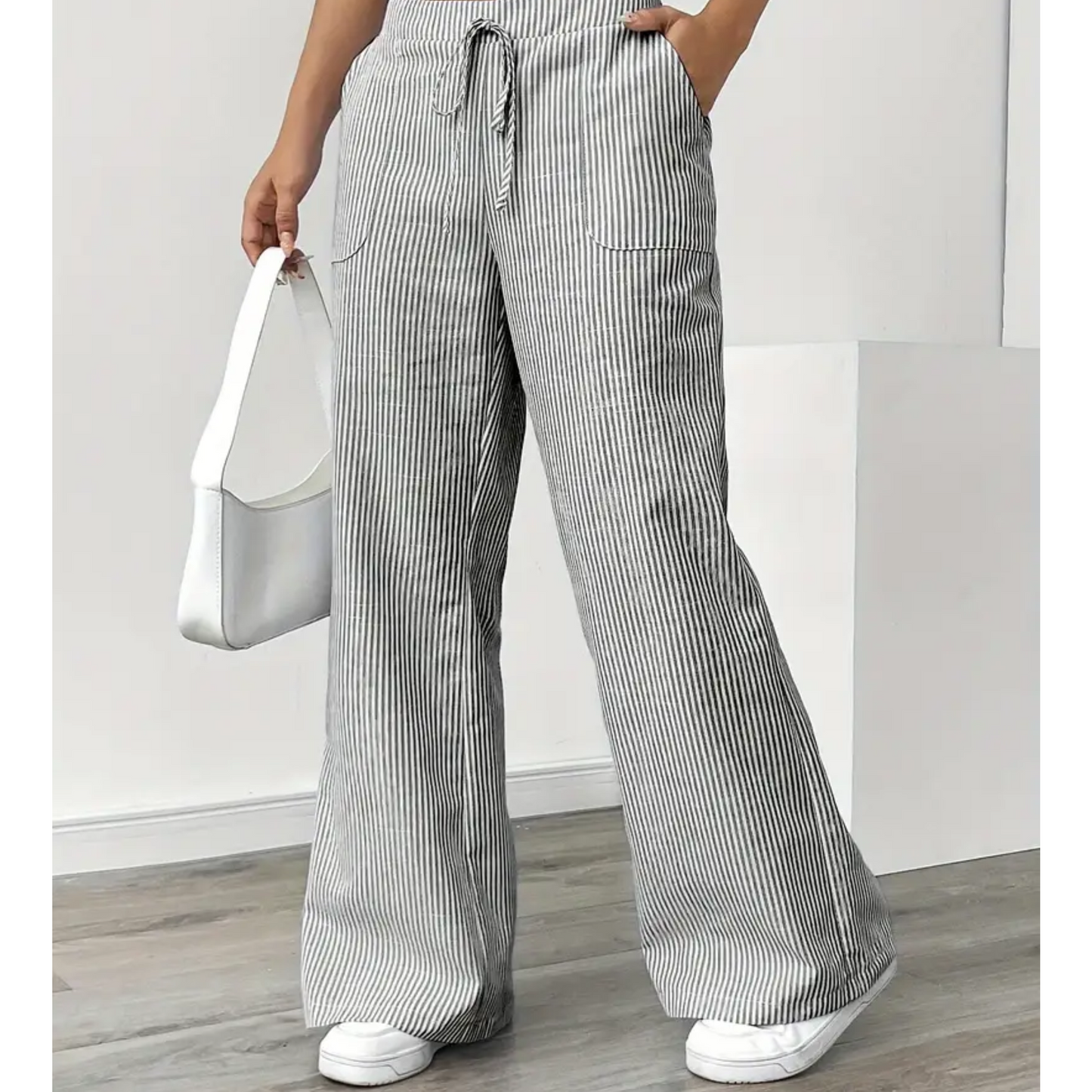 Women's Wide Leg Drawstring Pants