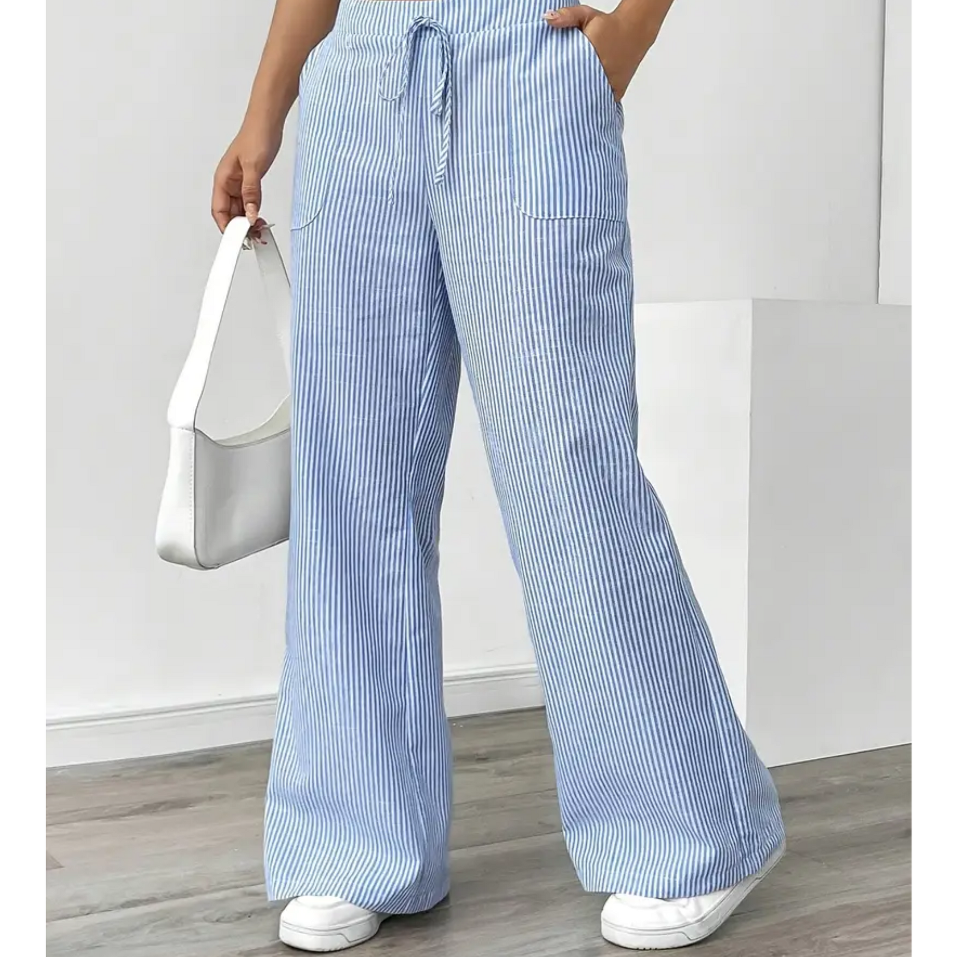Women's Wide Leg Drawstring Pants
