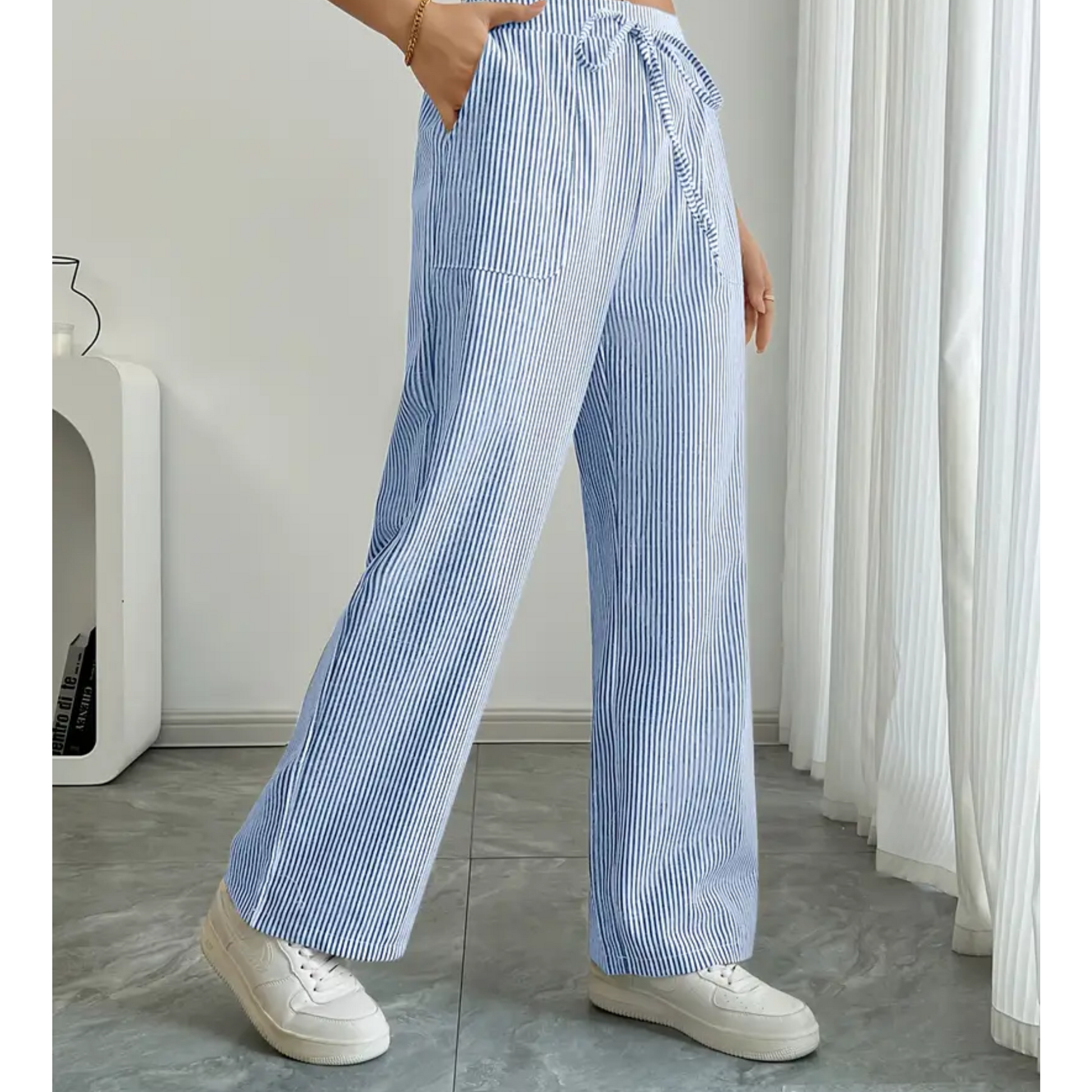 Women's Wide Leg Drawstring Pants