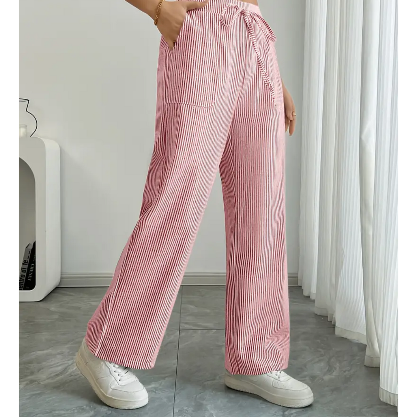 Women's Wide Leg Drawstring Pants