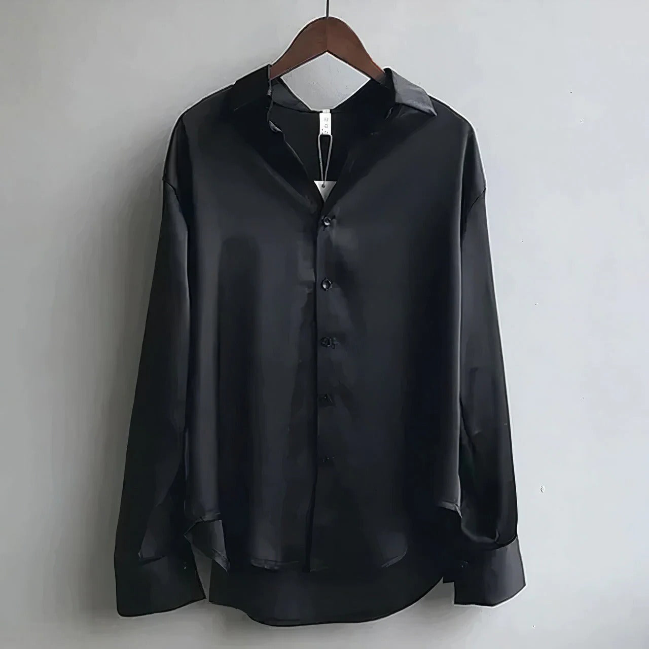 Women's Long Sleeve Blouse – Black
