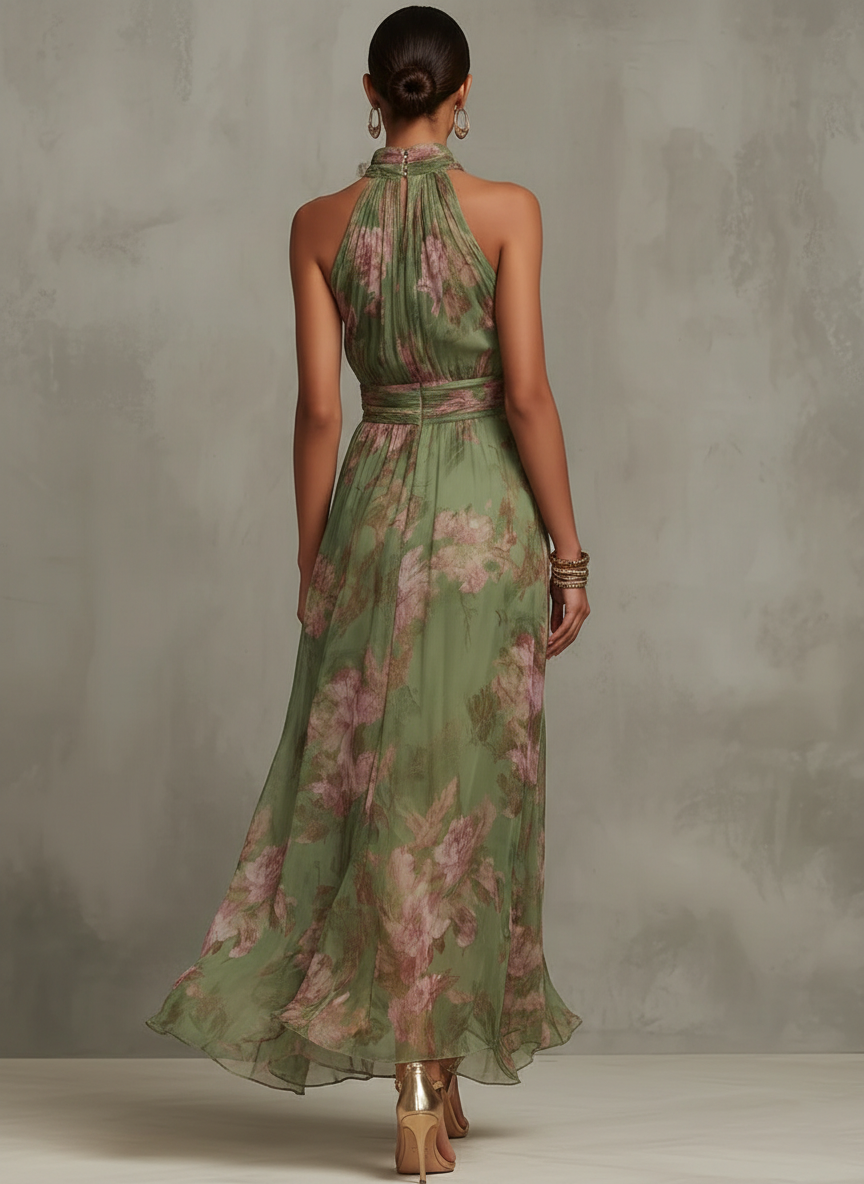 Women's Halter Maxi Dress