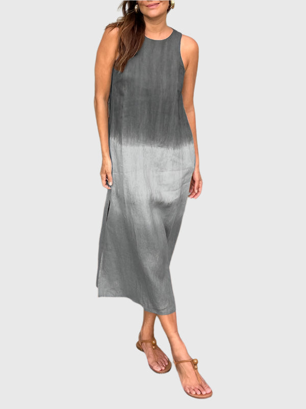 Women's Midi Dress – Light Grey