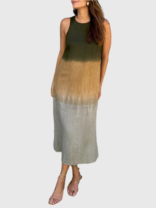 Women's Midi Dress – Dark Green