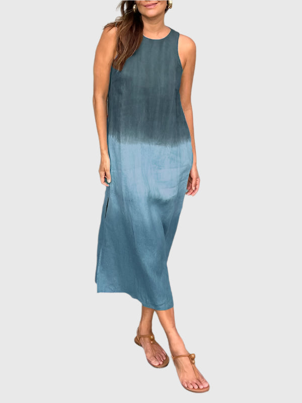 Women's Midi Dress – Blue