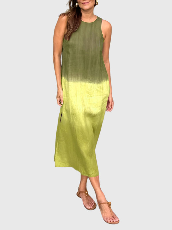 Women's Midi Dress – Green