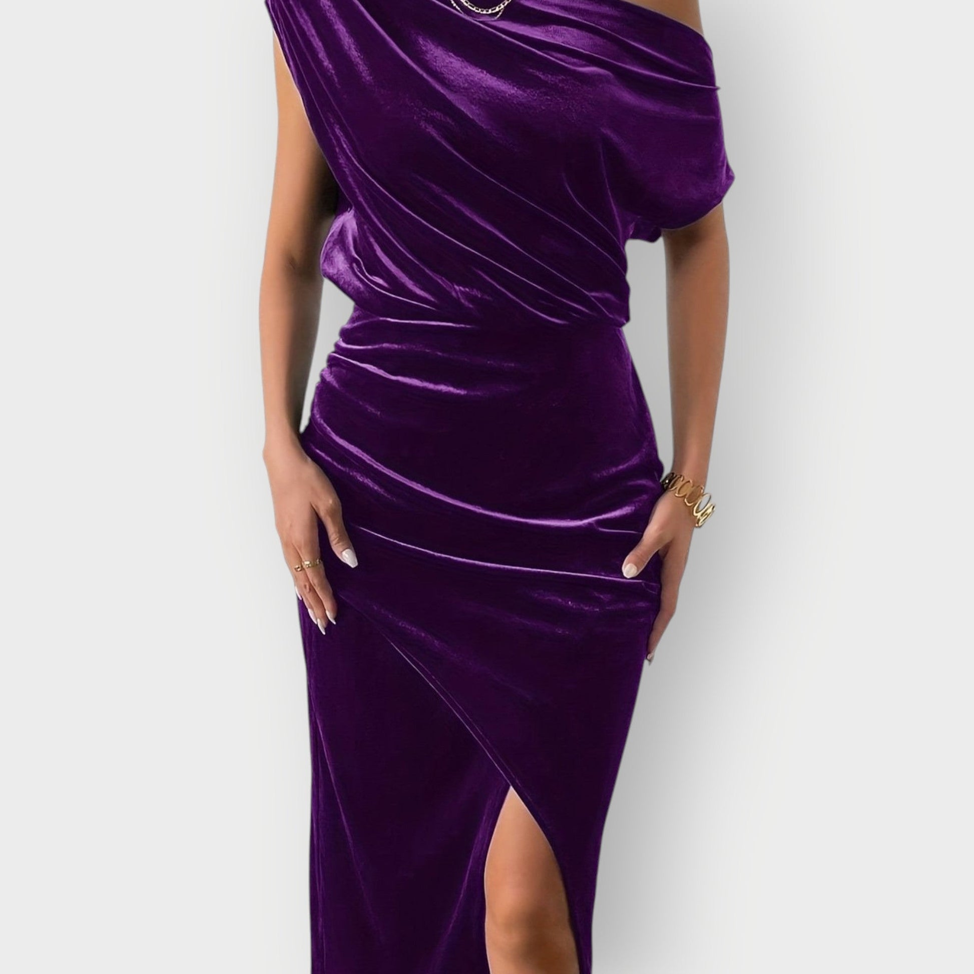 Women's Off Shoulder Midi Dress
