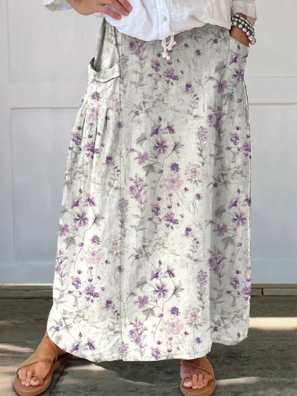 Women's Maxi Skirt – White