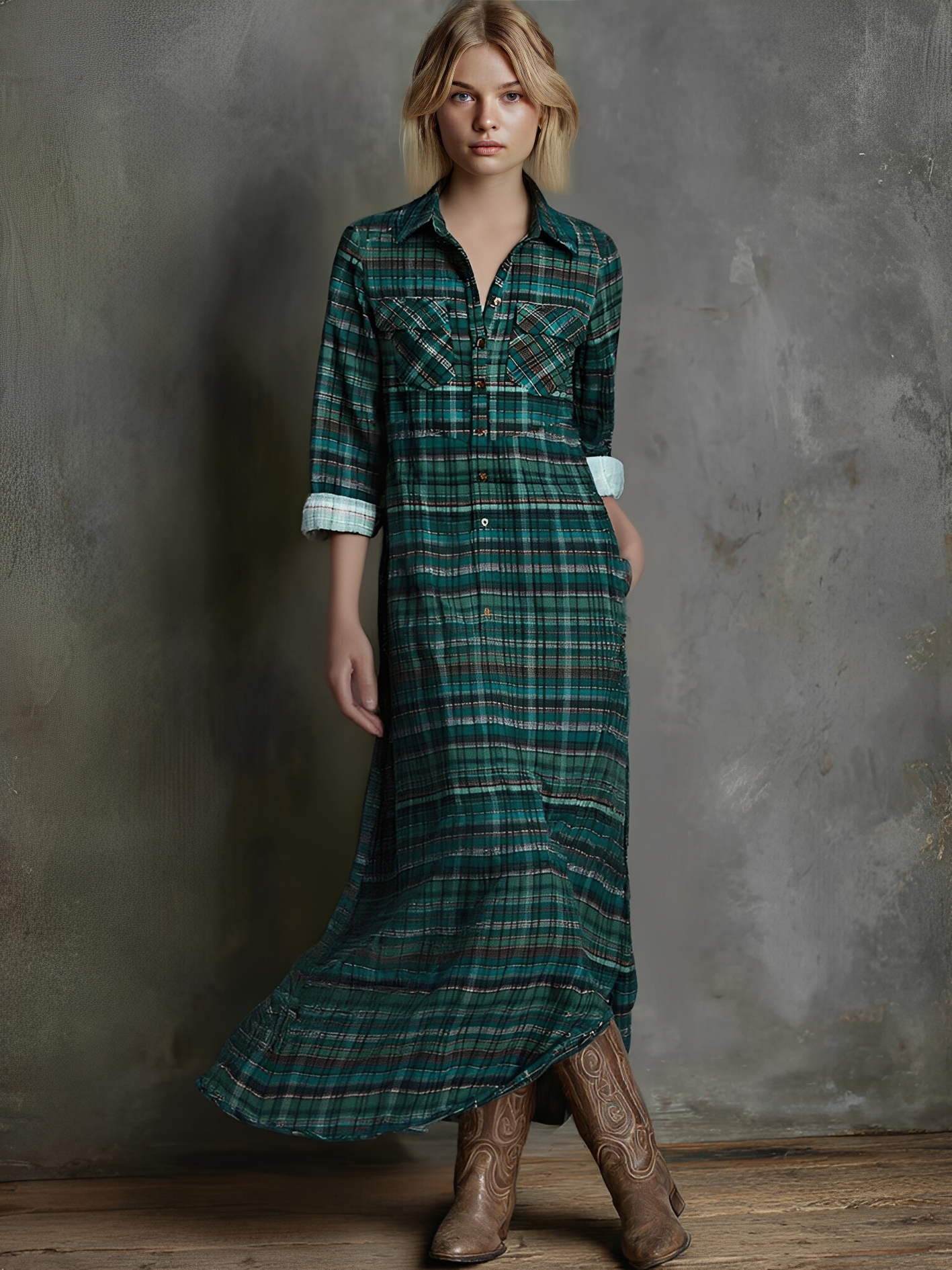 Women's Maxi Dress – Green