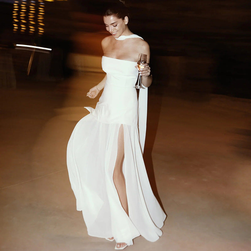 Women's Strapless Maxi Dress