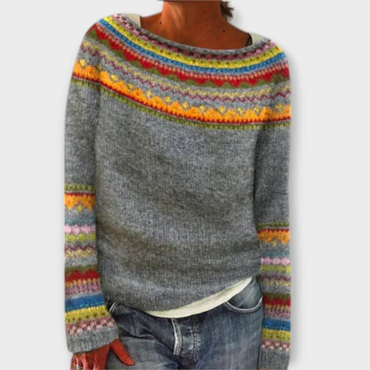 Women's Long Sleeve Sweater – Yellow