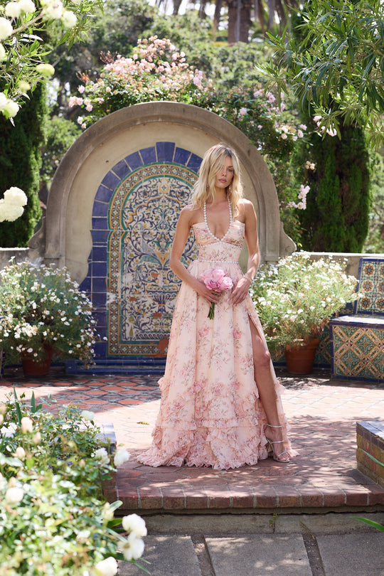 Women's Halter Maxi Dress