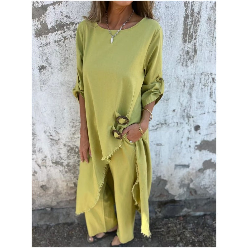 Women's Maxi Dress – Yellow