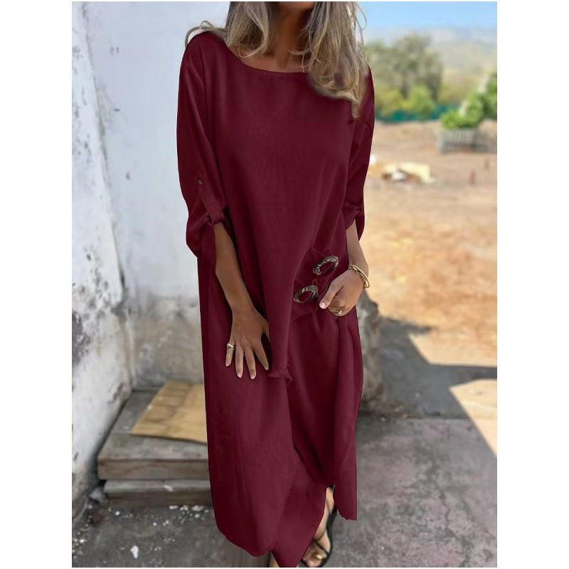 Women's Maxi Dress – Red